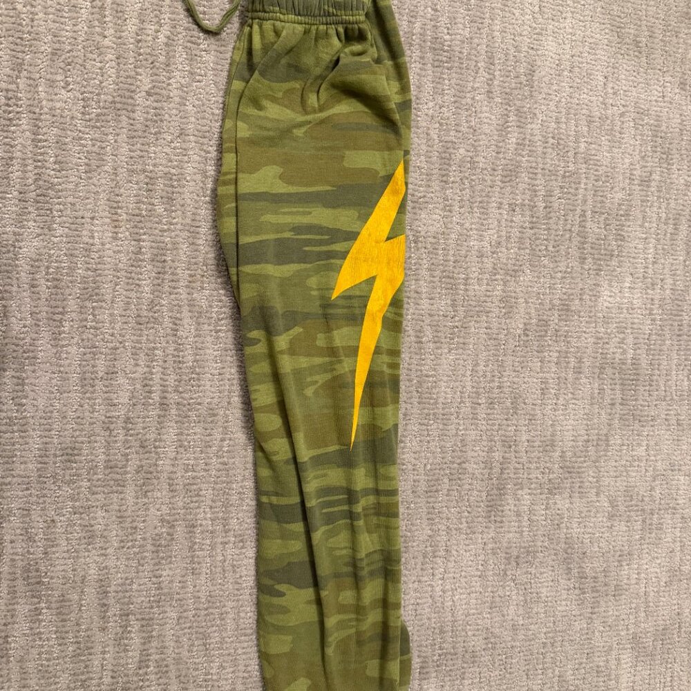 Aviator Nation Bolt Sweatpants in Camouflage